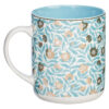 Mug My White/Teal Floral Grace is Sufficient 2 Cor 12:9 - Image 2