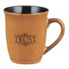 Mug Stoneware Brown/Black Trust Ps. 91:2