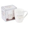 Mug White with Gold Polka Dots Strength & Dignity - Image 3