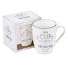 Mug White My Cup Overflows Ps. 23:5 - Image 2