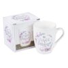 Mug White Floral Grace is Sufficient 2 Cor. 12:9 - Image 3