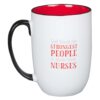 Mug White/Red Stethoscope Nurse - Image 2
