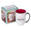 Mug White/Red Stethoscope Nurse - Image 3