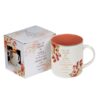 Mug Coral/White Floral When She Speaks Prov. 31:26 - Image 3