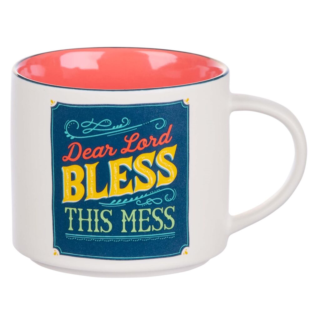 Image of Mug Ceramic Dear Lord Bless This Mess