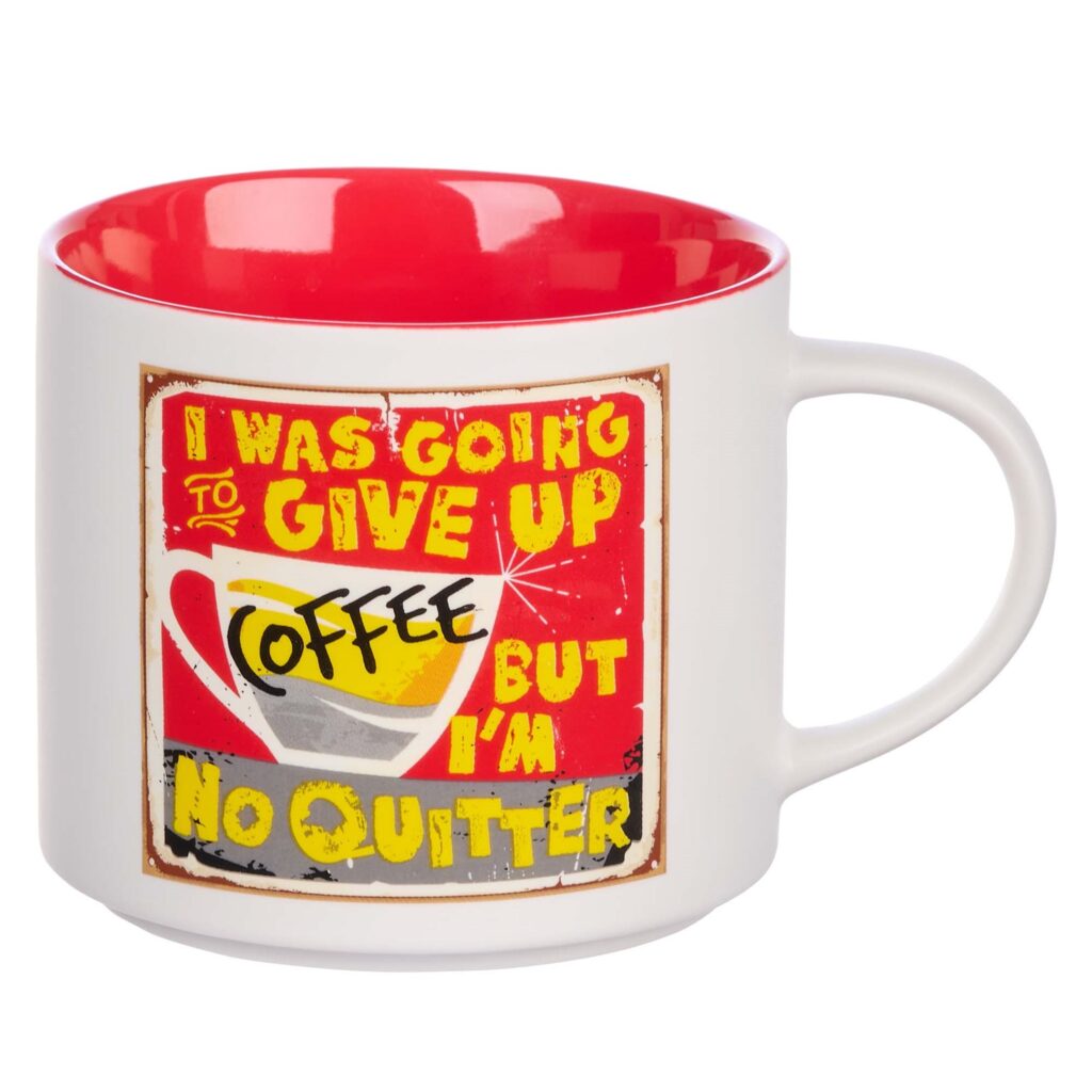 Image of Mug Ceramic Give Up Coffee