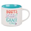Mug Ceramic Boots Lace Grace