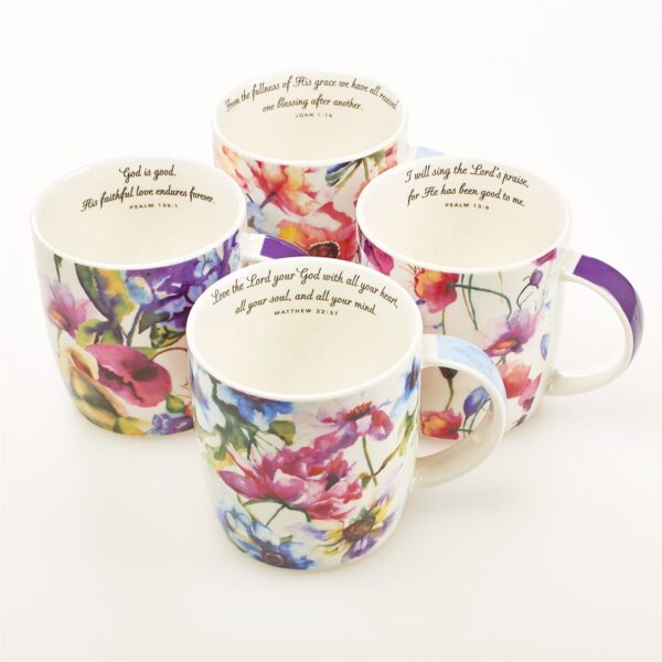 Mug Set 4pc Seeds of Love 125 1427 1