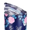 Mug SS Travel Navy Floral Be Still Ps. 46:10 - Image 4