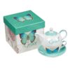 Tea for One Blue Butterfly Grace Eph. 2:8 - Image 3
