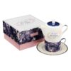 Tea for One Purple Floral Be Still Ps. 46:10 - Image 3