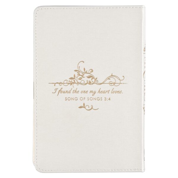 Mr. & Mrs. 366 Devotions for Couples White Faux Leather Devotional 126 0078 1