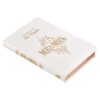 Mr. & Mrs. 366 Devotions for Couples White Faux Leather Devotional - Image 3