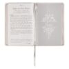 Mr. & Mrs. 366 Devotions for Couples White Faux Leather Devotional - Image 5