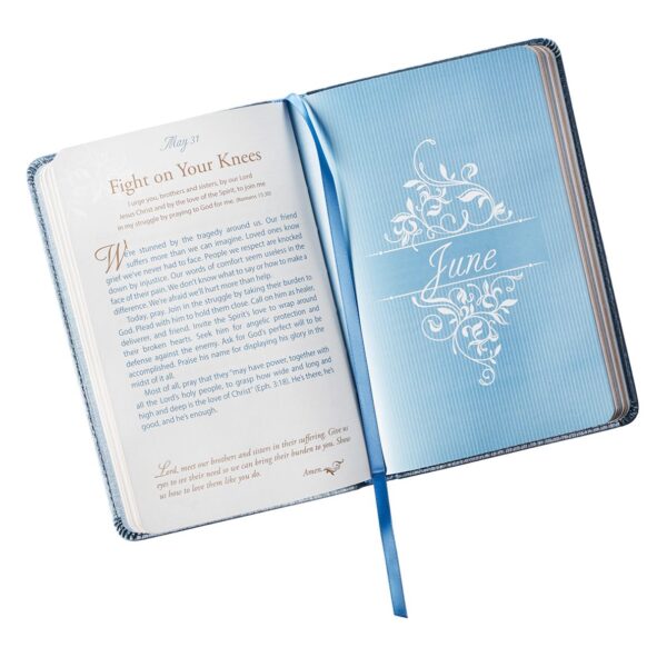 Mr. & Mrs. 366 Devotions for Couples Blue Faux Leather 126 0353 5