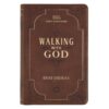 Walking With God Brown Faux Leather Devotional - Image 2