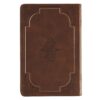 Walking With God Brown Faux Leather Devotional