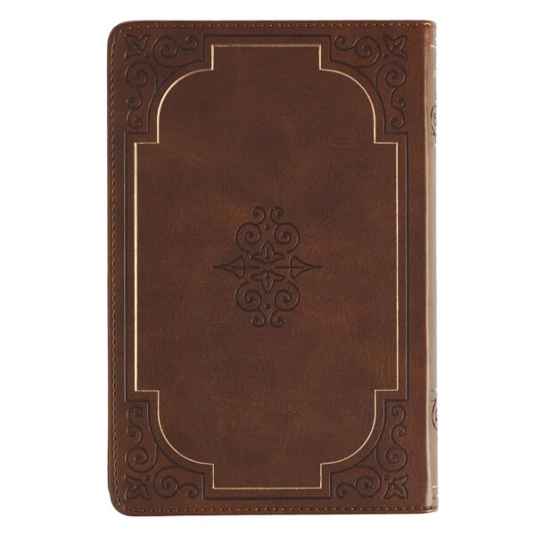 Walking With God Brown Faux Leather Devotional 126 0648 1