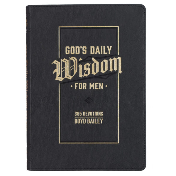 Devotional God's Daily Wisdom for Men Faux Leather 126 2931 0