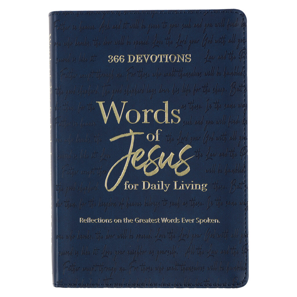 Image of Devotional Words of Jesus for Daily Living Faux Leather