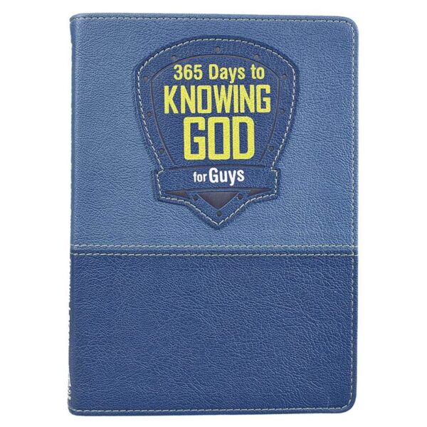 Kid Book 365 Days to Knowing God for Guys Faux Leather 126 2959 0