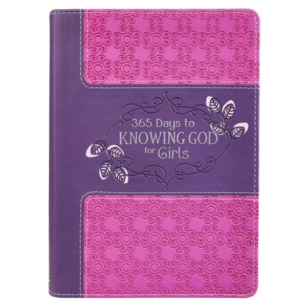 Kid Book 365 Days to Knowing God for Girls Faux Leather 126 2960 0