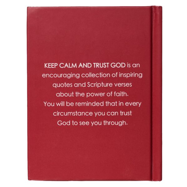 Gift Book Keep Calm and Trust God Hardcover 126 2972 1