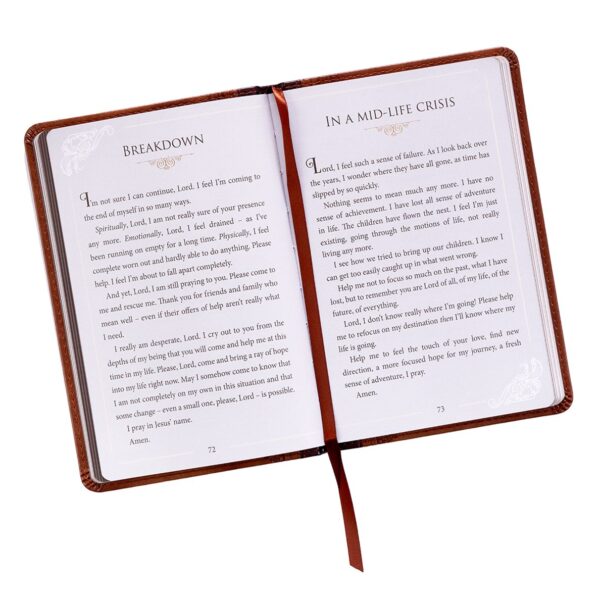 Gift Book A Book of Prayers Faux Leather 126 2982 5