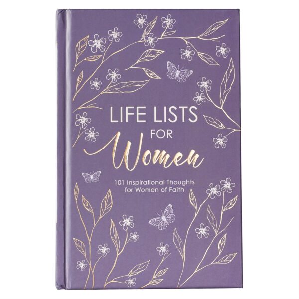 Gift Book Life Lists for Women Hardcover 126 2984 0