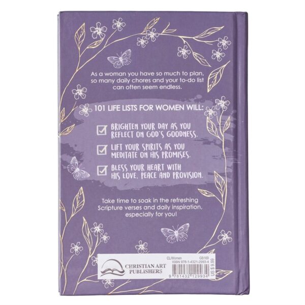 Gift Book Life Lists for Women Hardcover 126 2984 1