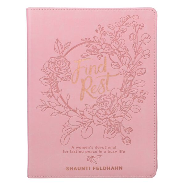 Gift Book Find Rest Faux Leather 126 2987 0