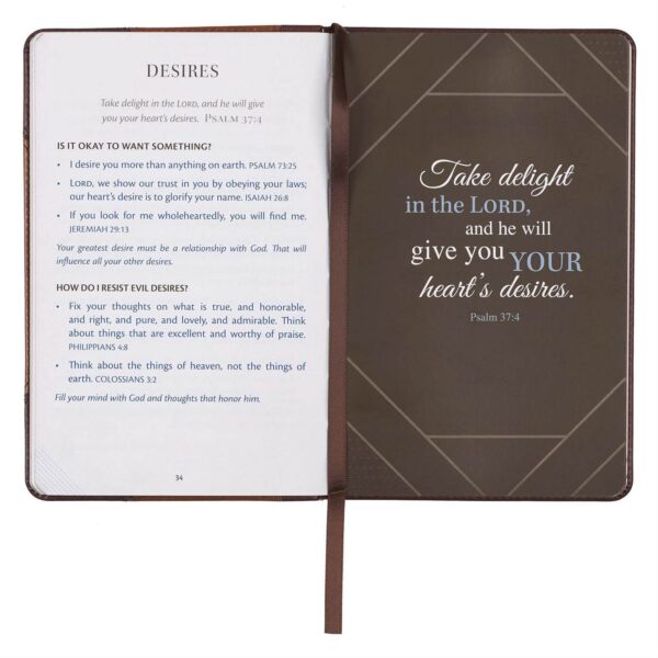 Gift Book Wisdom from the Word for Men Faux Leather 126 2989 4