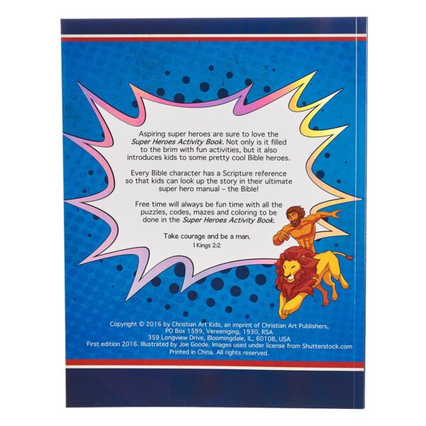 Kid Book Super Heroes Activity Book Softcover 126 3029 1