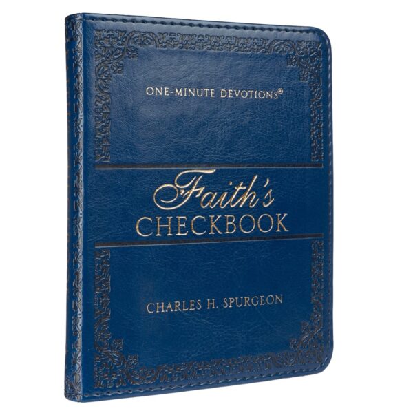 One-Minute Devotions Faith's Checkbook Faux Leather 126 3049 3