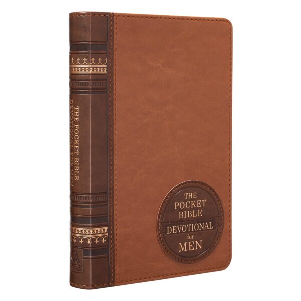 Pocket Bible Devotional for Men Faux Leather 126 3063 3