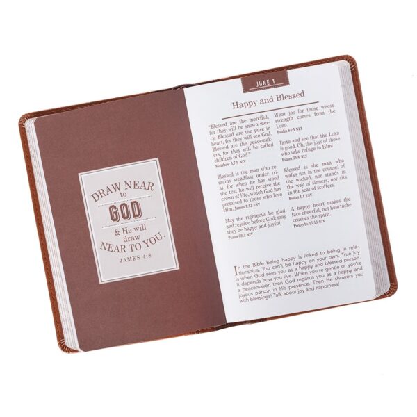 Pocket Bible Devotional for Men Faux Leather 126 3063 4