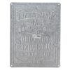 Plaque A Man's Heart Vintage Metal Sign - Proverbs 16:9