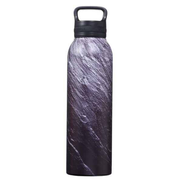 Strong & Courageous Black Stone Stainless Steel Water Bottle - Joshua 1:9 132 0728 1