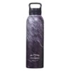Strong & Courageous Black Stone Stainless Steel Water Bottle - Joshua 1:9 - Image 5