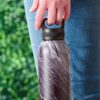 Strong & Courageous Black Stone Stainless Steel Water Bottle - Joshua 1:9 - Image 7