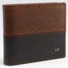 Wallet-Genuine Leather-Two-tone Brown with Cross Badge - Image 4