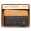 Wallet-Genuine Leather-Two-tone Brown with Cross Badge - Image 6