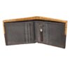 Wallet-Genuine Leather-Two-tone Brown with Cross Badge - Image 7