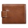 Brown Genuine Leather Wallet w/Brass Inlay - Jeremiah 29:11
