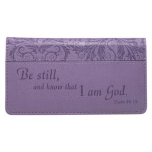 Image of Checkbook Cover Be Still – Psalm 46:10