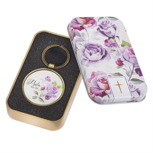 Keyring in a Tin Be Still and Know - Psalm 46:10 132 7708 2