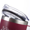 Berry Stainless Steel Mug - Be Strong & Courageous - 11oz - Image 4
