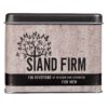Devotional Cards in a Tin Stand Firm for Men - Image 2