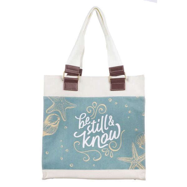 Canvas Tote Bag Be Still - Psalm 46:10 132 8080 0