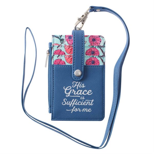 ID Card Holder His Grace is Sufficient Faux Leather 132 8234 0